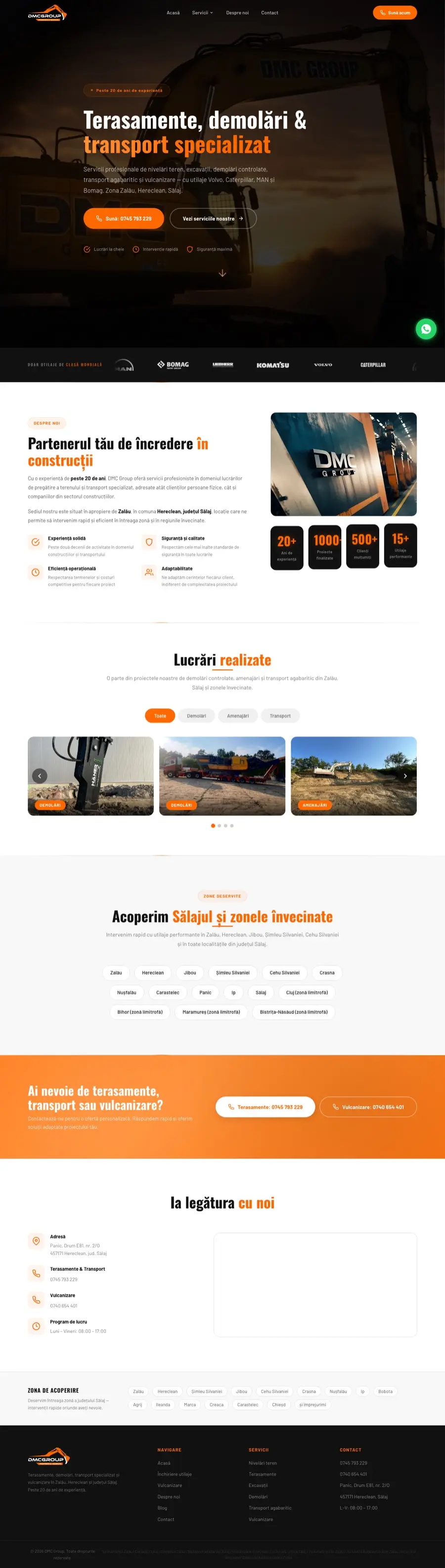 Desktop view of dmcgroup.ro