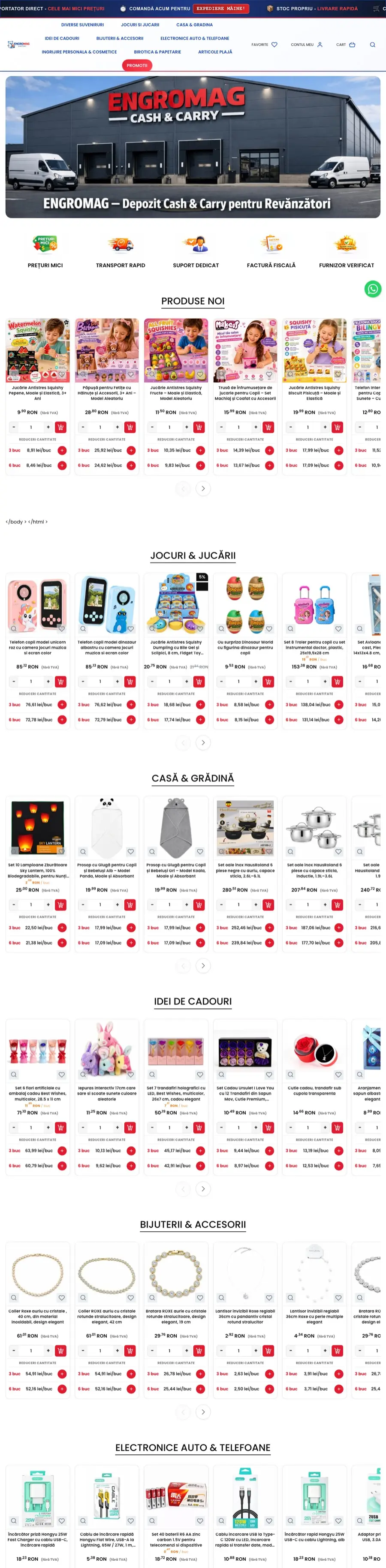 Desktop view of engromag.ro